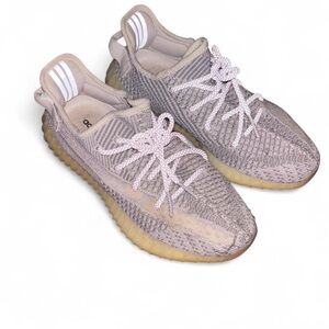 Adidas Women's Beige and White Sneakers